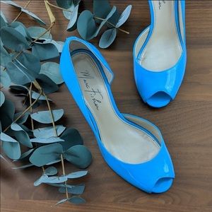 Marc Fisher | Blue Peep Toe Heels